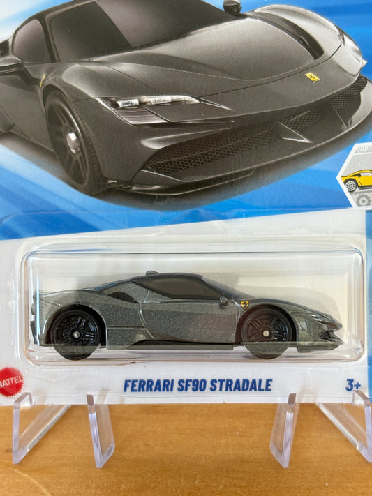 Hot Wheels Mainline / Ferrari SF90 Stredale / 2025 HW: Factory Fresh 5/5 GREY