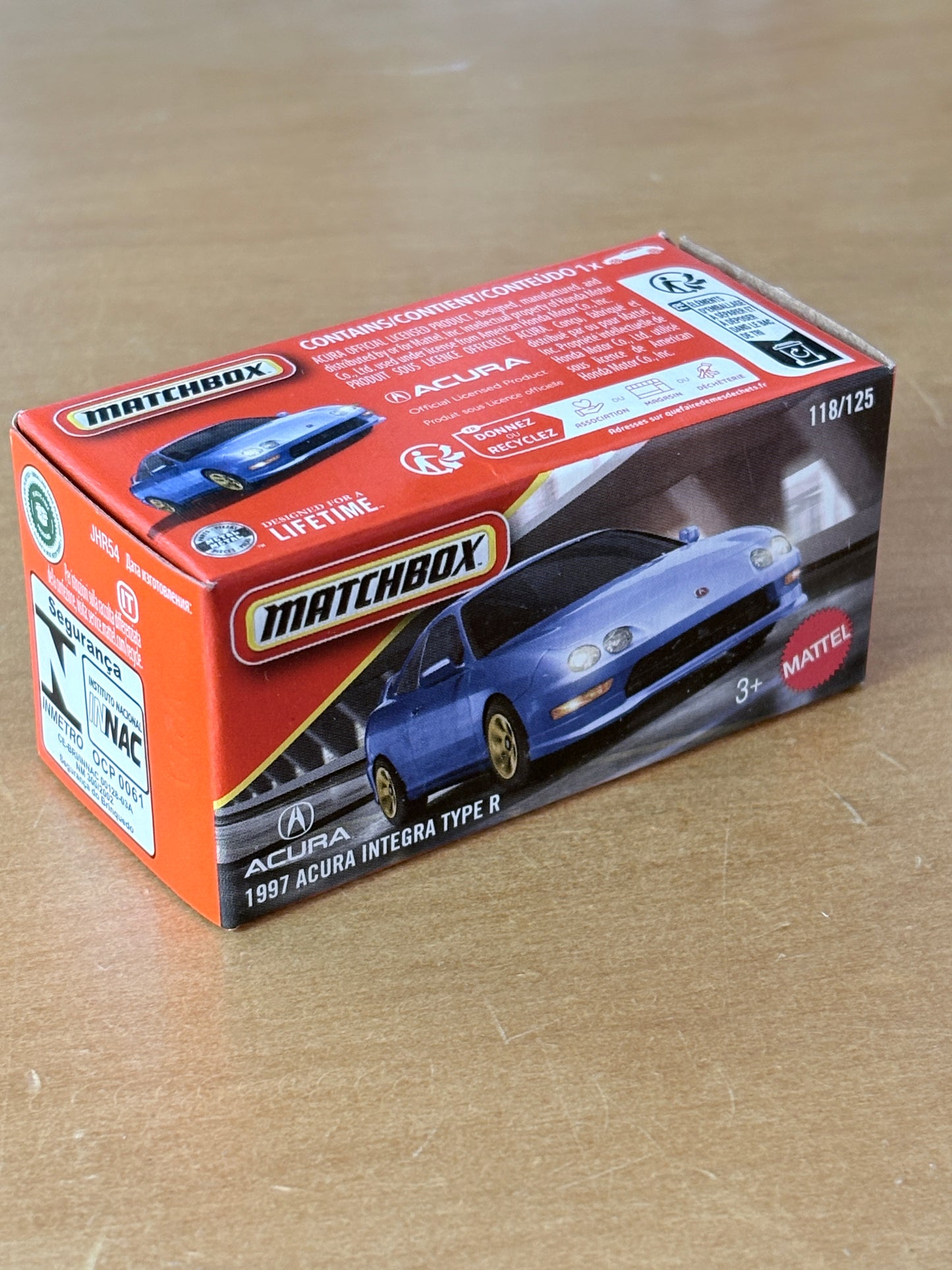 Matchbox Mainline 1997 Acura Integra Type R | 2026 118/125 Boxed Acura Official