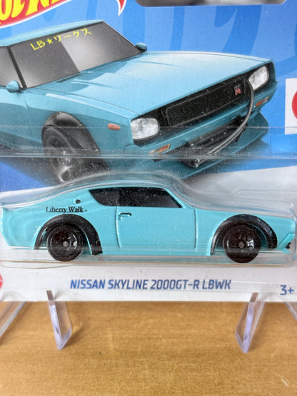 Hot Wheels Nissan Skyline 2000GT-R LBWK | HW J-Imports 8/10 Mainline