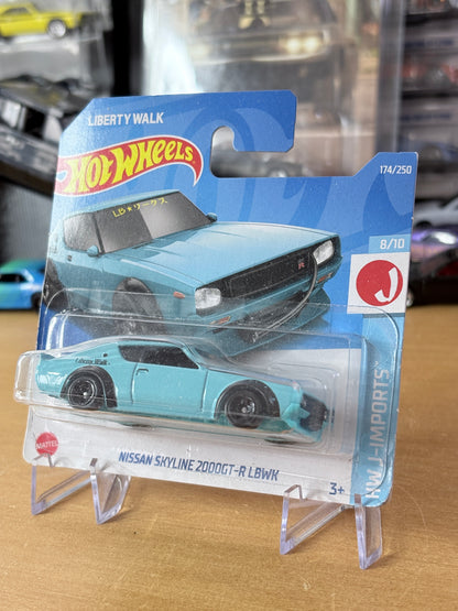 Hot Wheels Nissan Skyline 2000GT-R LBWK | HW J-Imports 8/10 Mainline
