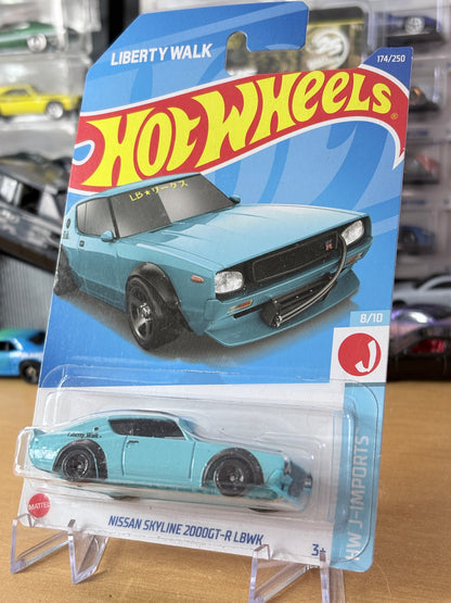 Hot Wheels Nissan Skyline 2000GT-R LBWK | HW J-Imports 8/10 Mainline