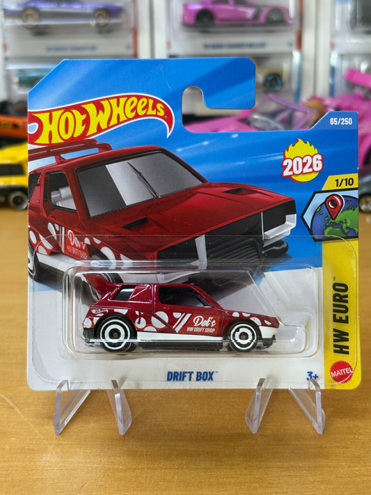Hot Wheels Mainline / Drift Box / 2026 HW Euro 1/10 (Short Card)