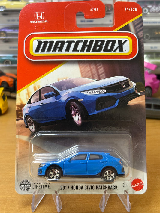 Matchbox Mainline / 2017 Honda Civic Hatchback / 2025 74/125 Honda Official