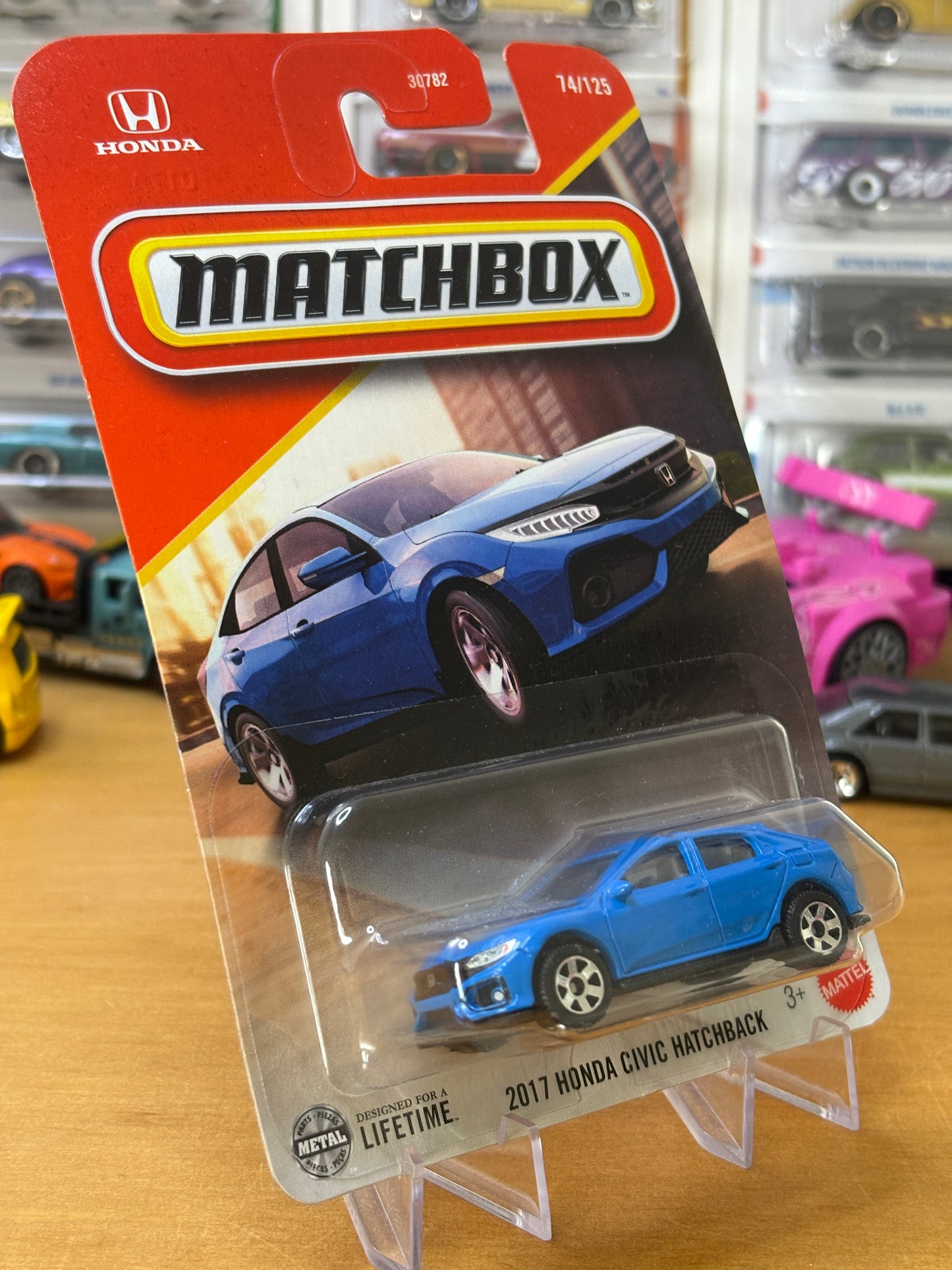 Matchbox Mainline / 2017 Honda Civic Hatchback / 2025 74/125 Honda Official