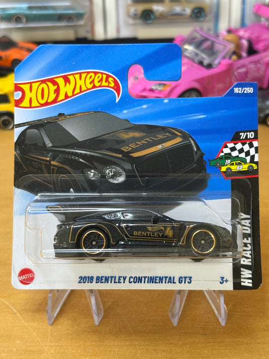 Hot Wheels Mainline / 2018 Bentley Continental GT3 / 2025 HW Race Day 7/10 Short Card