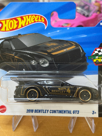 Hot Wheels Mainline / 2018 Bentley Continental GT3 / 2025 HW Race Day 7/10 Short Card