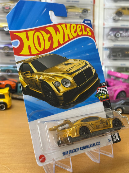 Hot Wheels Mainline / 2018 Bentley Continental GT3 / 2025 HW Race Day 7/10 GOLD