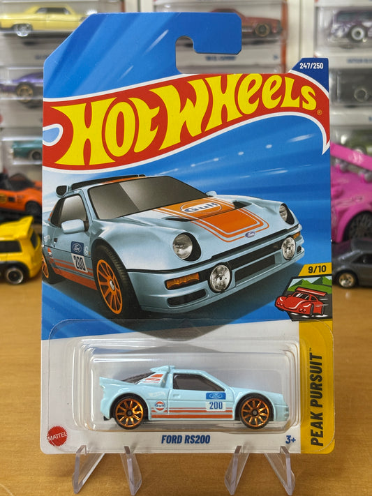 Hot Wheels Mainline / Ford RS200/ 2025 Peak Pursuit 9/10