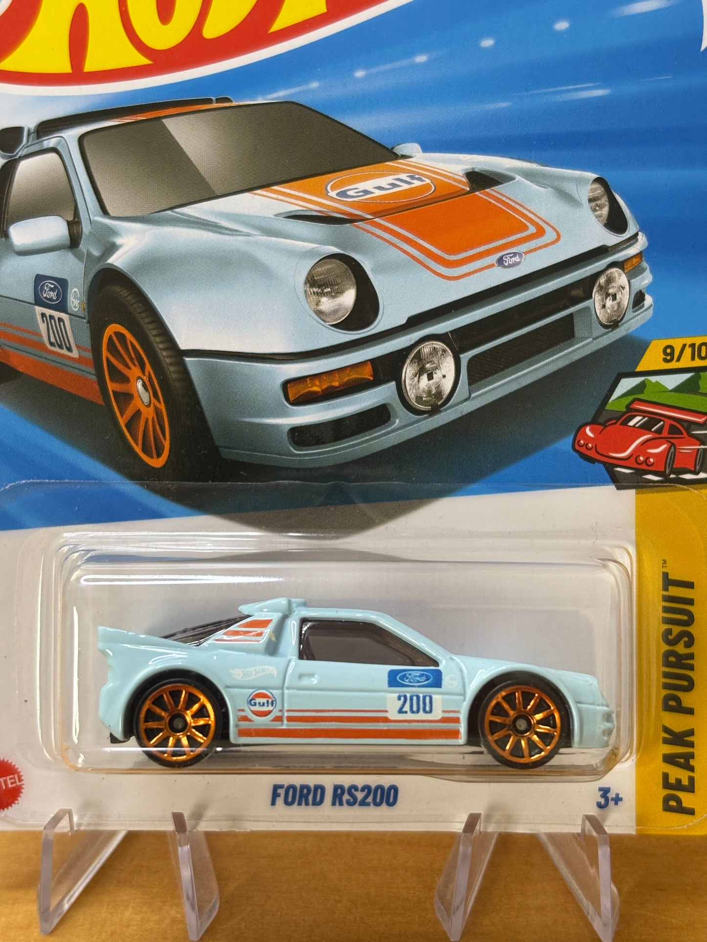 Hot Wheels Mainline / Ford RS200/ 2025 Peak Pursuit 9/10