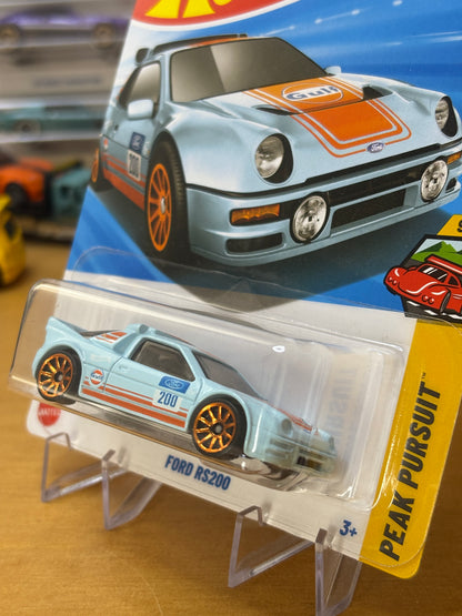 Hot Wheels Mainline / Ford RS200/ 2025 Peak Pursuit 9/10