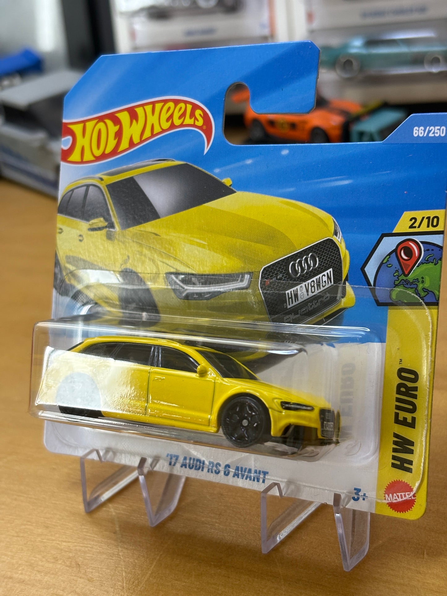 Hot Wheels Mainline / '17 Audi RS6 Avant  / 2026 HW Euro 2/10 (Short Card)