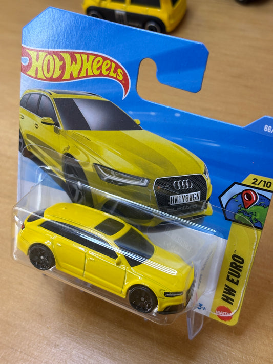 Hot Wheels Mainline / '17 Audi RS6 Avant  / 2026 HW Euro 2/10 (Short Card)