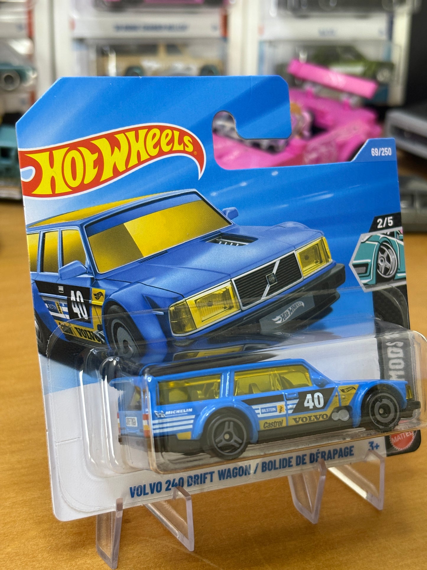 Hot Wheels Mainline / Volvo 240 Drift Wagon / 2026 HW Mods 2/5 Short Card