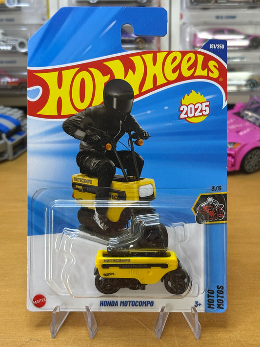 Hot Wheels Mainline / Honda Motocompo / 2025 HW: Moto 3/5 (Yellow)