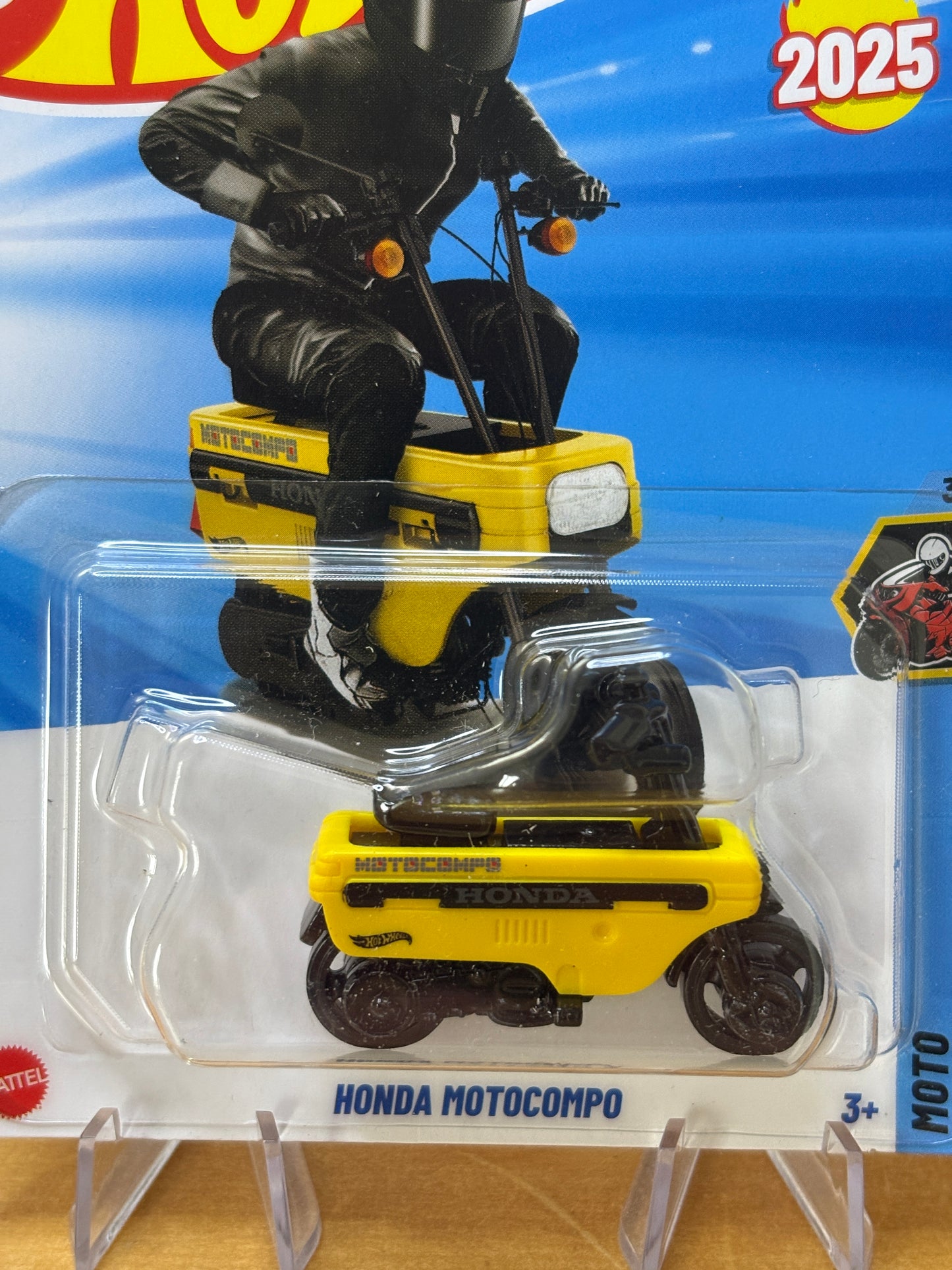 Hot Wheels Mainline / Honda Motocompo / 2025 HW: Moto 3/5 (Yellow)
