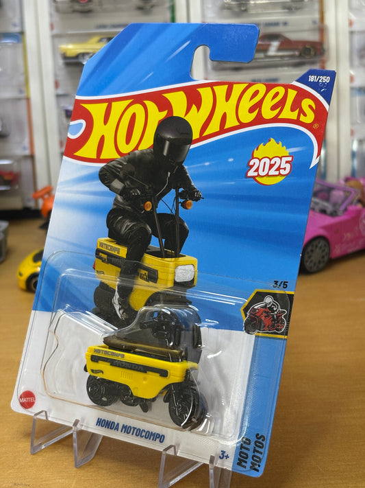 Hot Wheels Mainline / Honda Motocompo / 2025 HW: Moto 3/5 (Yellow)