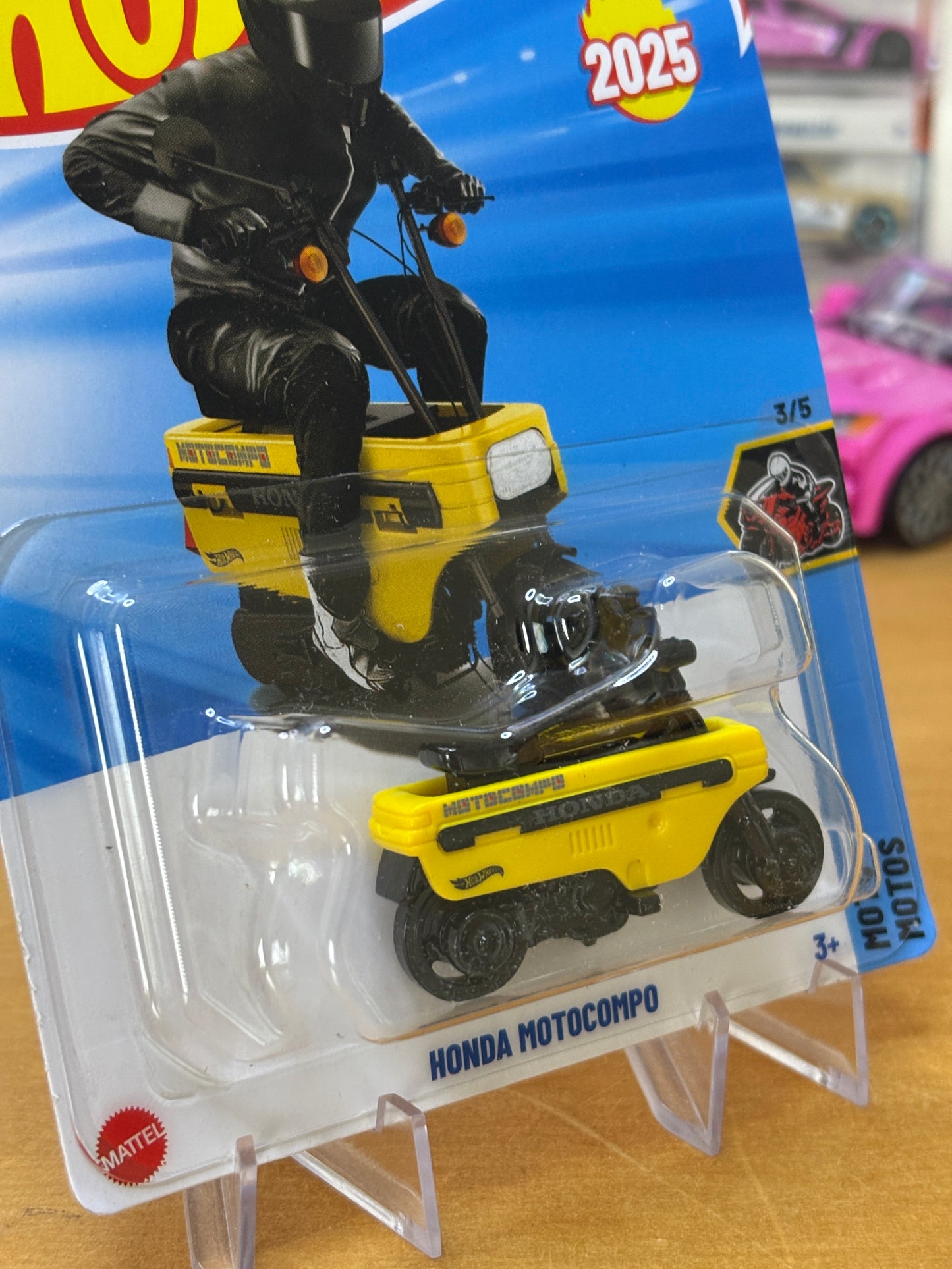 Hot Wheels Mainline / Honda Motocompo / 2025 HW: Moto 3/5 (Yellow)