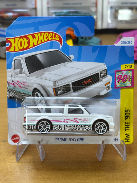 Hot Wheels Mainline / '91 GMC Syclone / 2024 HW The '90s 7/10 Short Card