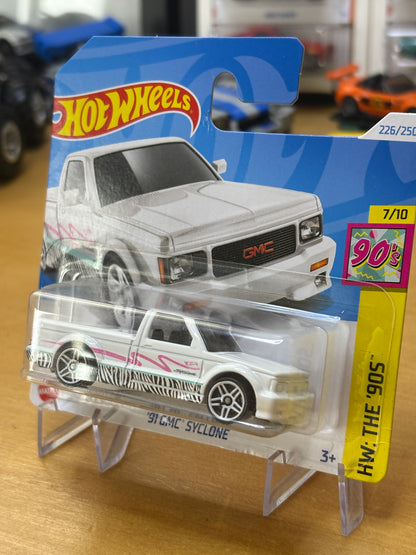 Hot Wheels Mainline / '91 GMC Syclone / 2024 HW The '90s 7/10 Short Card