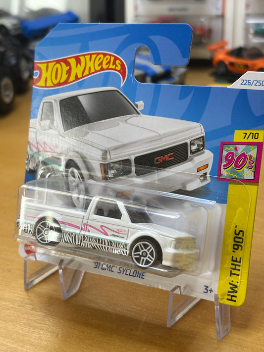 Hot Wheels Mainline / '91 GMC Syclone / 2024 HW The '90s 7/10 Short Card