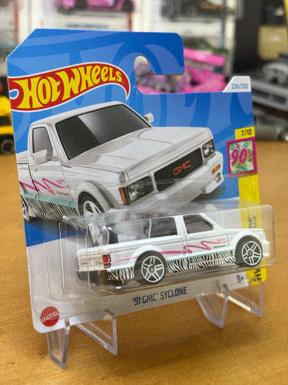 Hot Wheels Mainline / '91 GMC Syclone / 2024 HW The '90s 7/10 Short Card