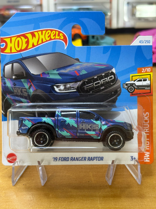 Hot Wheels Mainline / '19 Ford Ranger Raptor HKS / 2021 HW Hot Trucks 2/10 Short Card