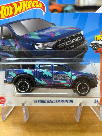 Hot Wheels Mainline / '19 Ford Ranger Raptor HKS / 2021 HW Hot Trucks 2/10 Short Card