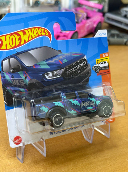 Hot Wheels Mainline / '19 Ford Ranger Raptor HKS / 2021 HW Hot Trucks 2/10 Short Card