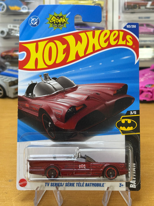 Hot Wheels Mainline / TV Series Batmobile / 2025 Batman 3/5 RED