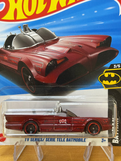 Hot Wheels Mainline / TV Series Batmobile / 2025 Batman 3/5 RED