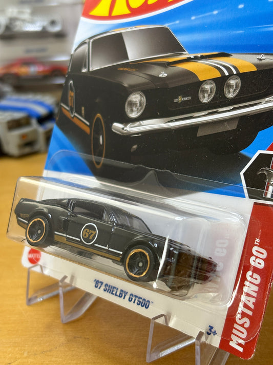 Hot Wheels Mainline / '67 Shelby GT500 / 2025 HW Mustang 60 3/5 BLACK