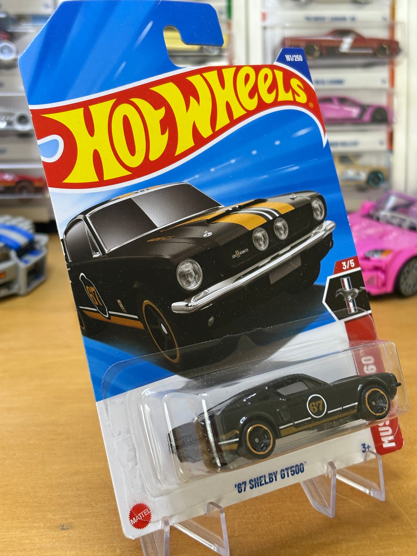 Hot Wheels Mainline / '67 Shelby GT500 / 2025 HW Mustang 60 3/5 BLACK