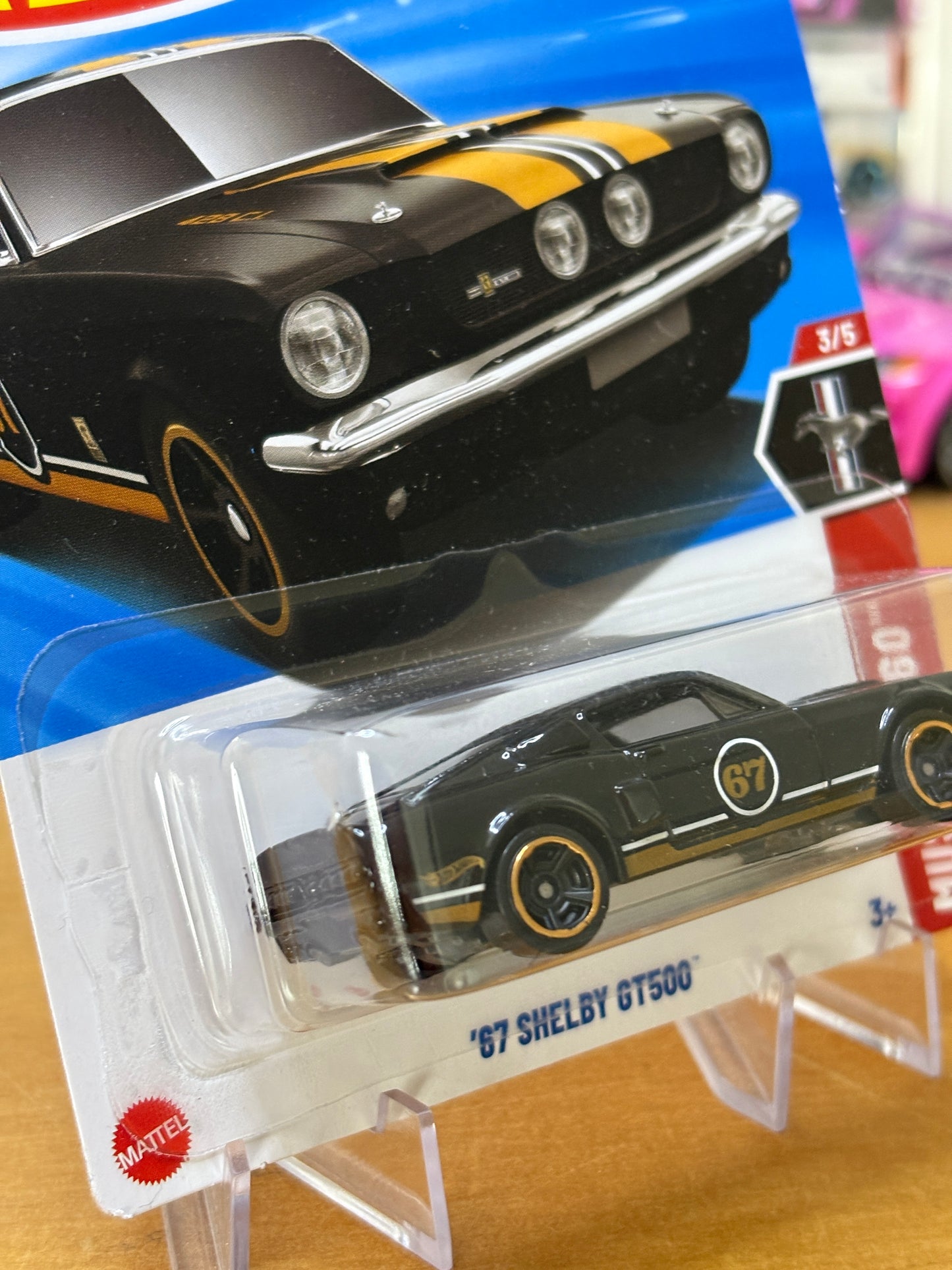Hot Wheels Mainline / '67 Shelby GT500 / 2025 HW Mustang 60 3/5 BLACK