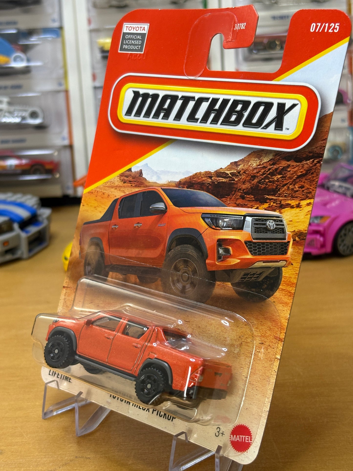 Matchbox Mainline / Toyota Hilux Pickup / 2026 07/125 Toyota Official