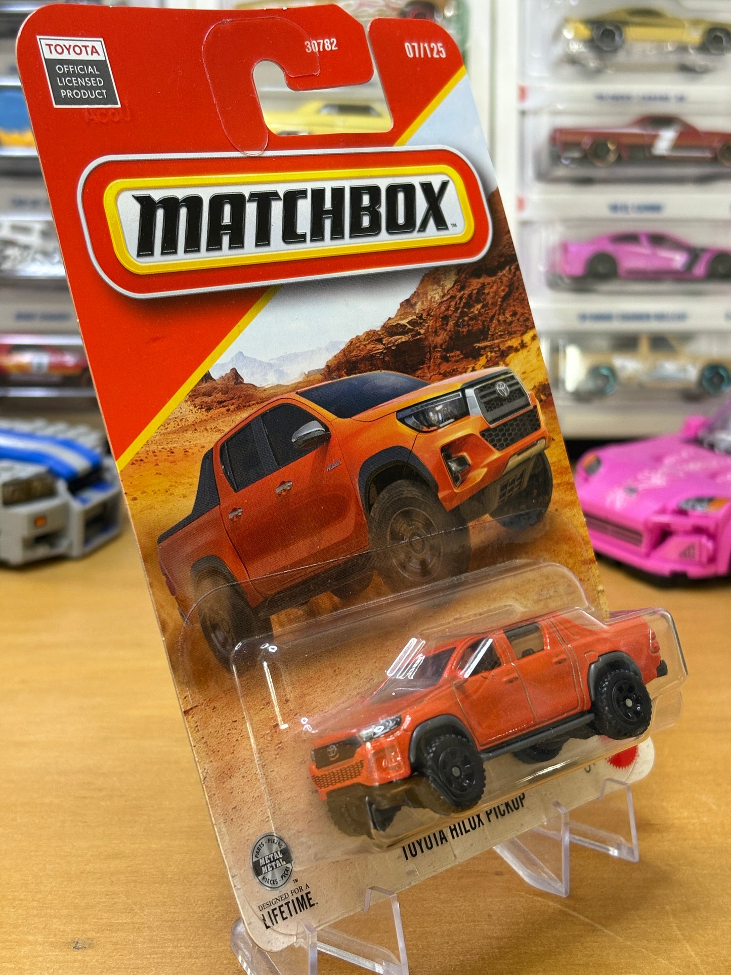 Matchbox Mainline / Toyota Hilux Pickup / 2026 07/125 Toyota Official