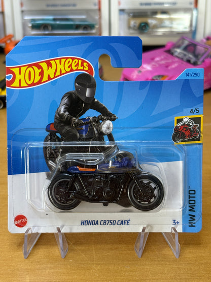 Hot Wheels Mainline / Hondo CB750 Cafe / 2021 HW Moto 4/5 (Short Card)