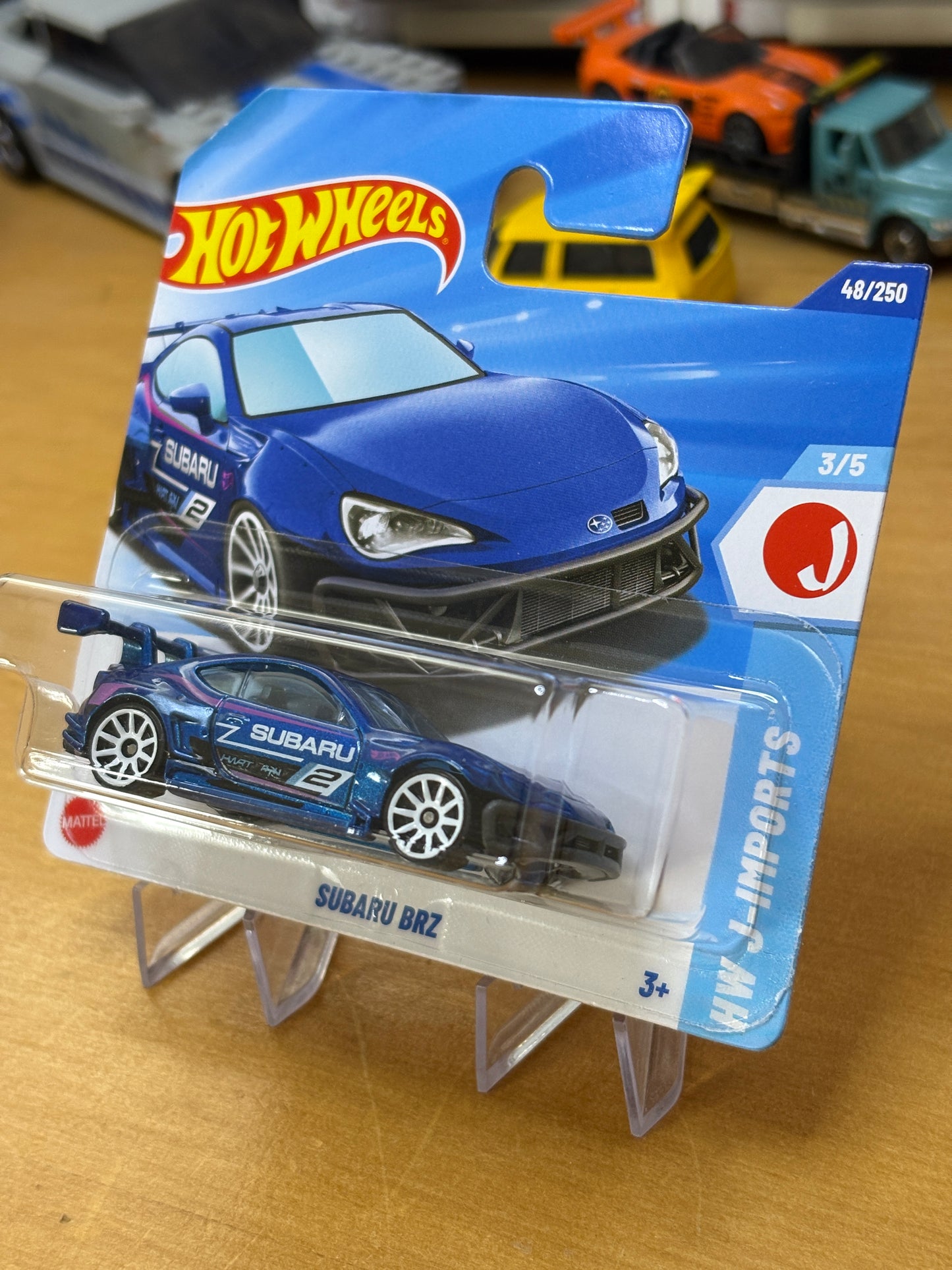 Hot Wheels Mainline / Subaru BRZ / 2025 J-Imports (Short Card) BLUE