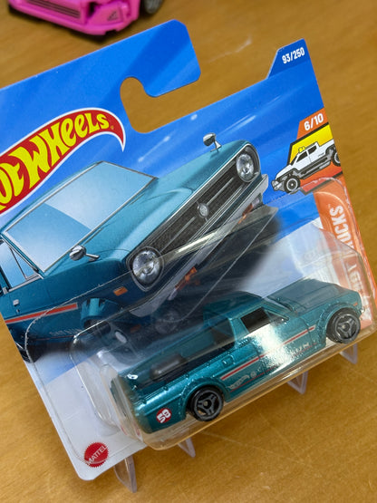 Hot Wheels Mainline / 1975 Datsun Sunny Truck (B120) / 2025 HW Hot Trucks 6/10 Short Card