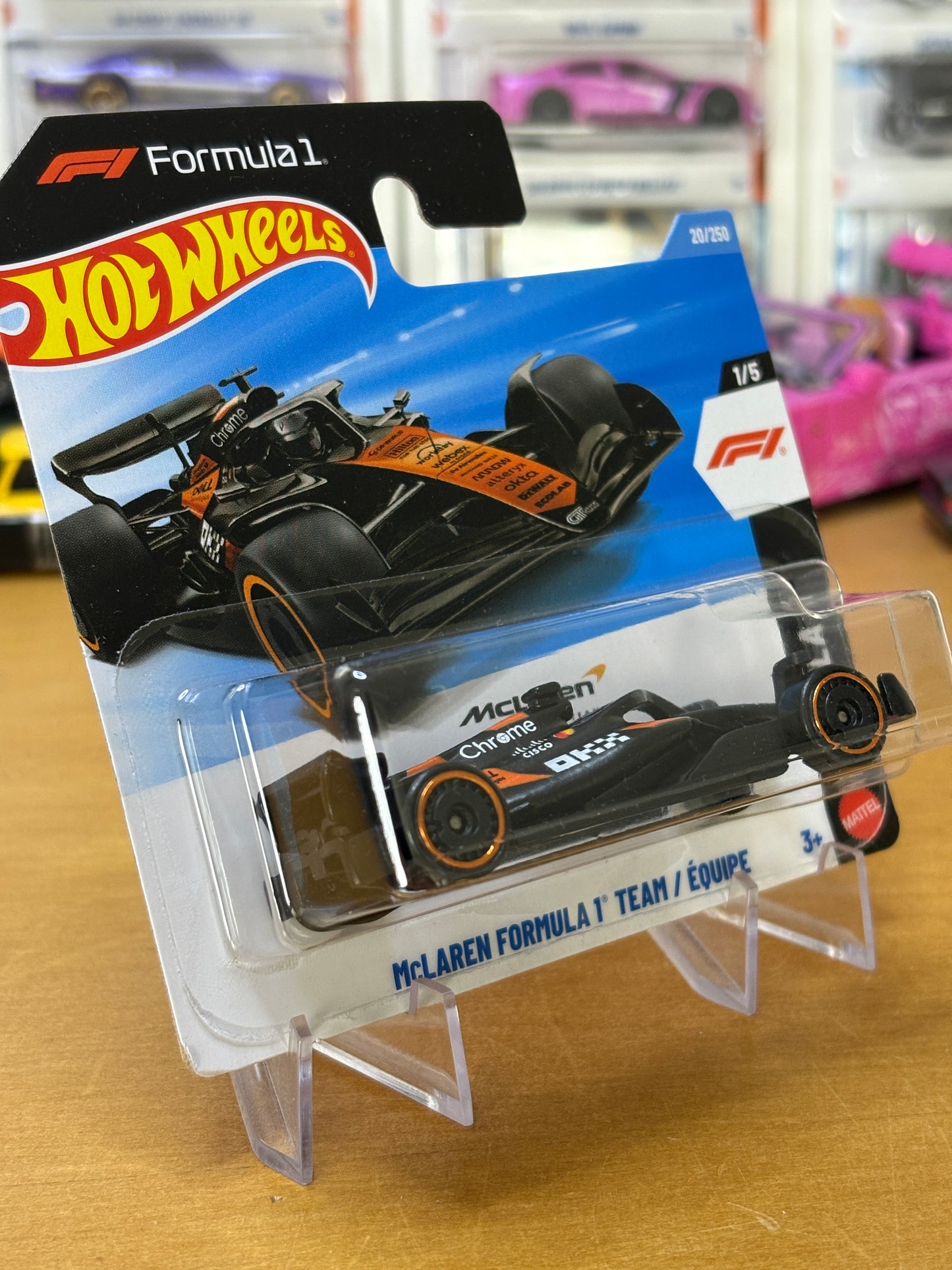 Hot Wheels Mainline / McLaren Formula 1 Team / Equipe / 2026 Formula 1 1/5 Short Card