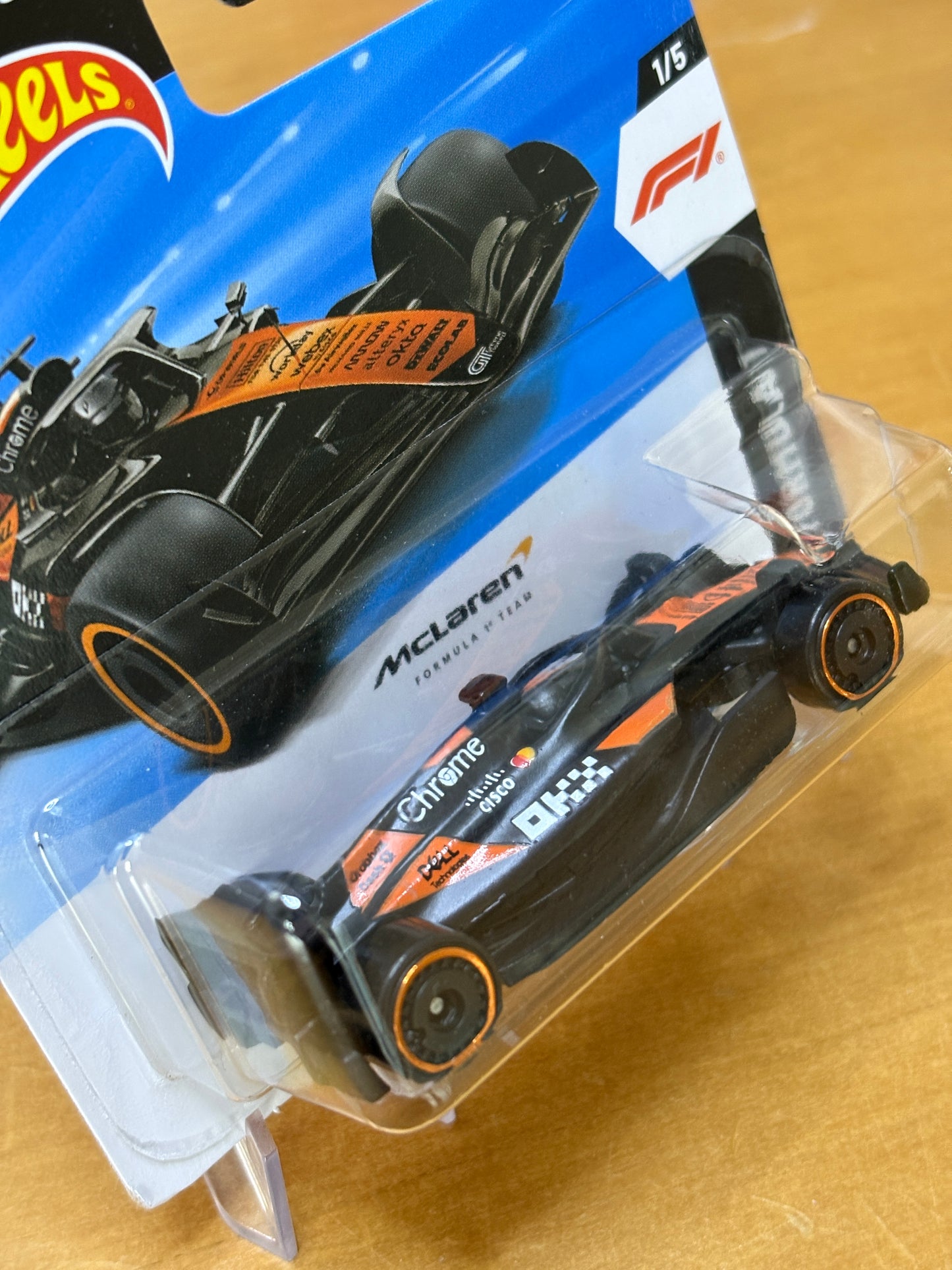Hot Wheels Mainline / McLaren Formula 1 Team / Equipe / 2026 Formula 1 1/5 Short Card