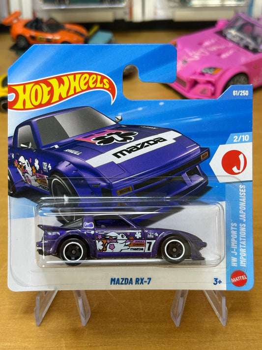 Hot Wheels Mainline / Mazda RX-7 / 2026 HW J-Imports 2/10 Short Card