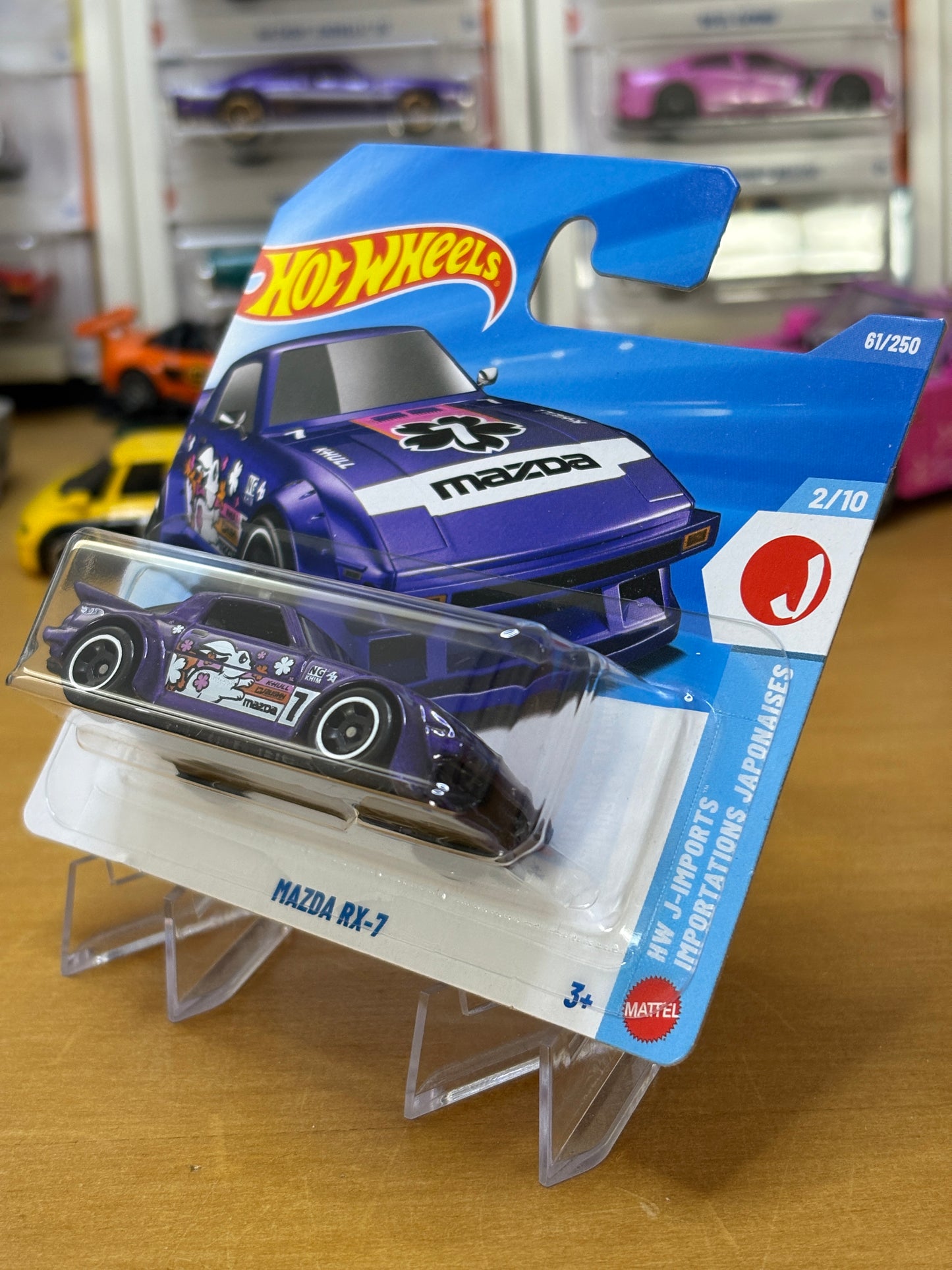 Hot Wheels Mainline / Mazda RX-7 / 2026 HW J-Imports 2/10 Short Card