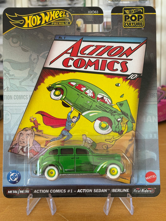 Hot Wheels Premium / Action Comics #1 - Action Sedan/ 2025 HW Pop Culture DC Action Comics
