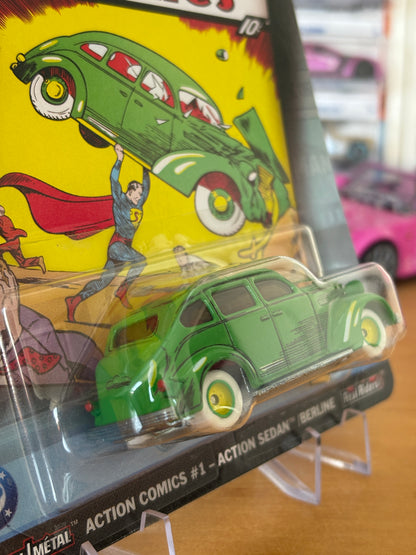 Hot Wheels Premium / Action Comics #1 - Action Sedan/ 2025 HW Pop Culture DC Action Comics