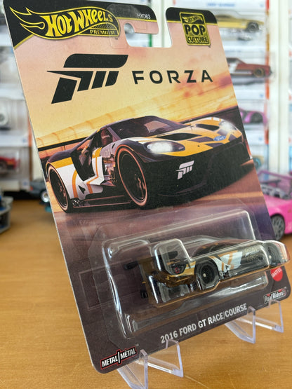 Hot Wheels Premium / 2016 Ford GT Race/Course / 2025 HW Pop Culture Forza