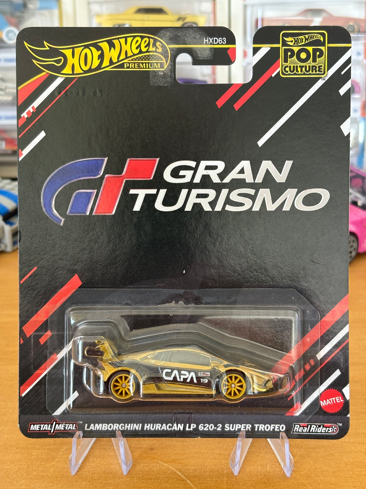 Hot Wheels Premium / Lamborghini Huracan LP 620-2 Super Trofeo / 2025 HW Pop Culture Gran Turismo