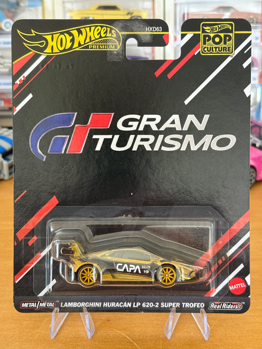 Hot Wheels Premium / Lamborghini Huracan LP 620-2 Super Trofeo / 2025 HW Pop Culture Gran Turismo
