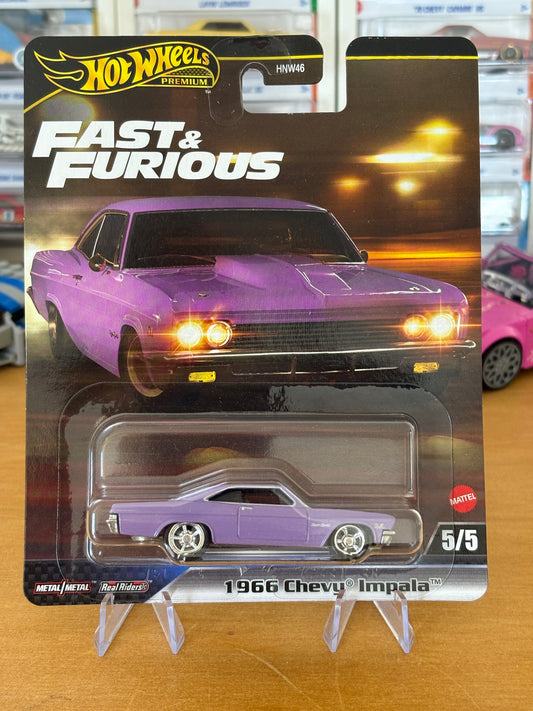 Hot Wheels Premium / 1966 Chevy Impala / 2025 HW Fast & Furious 5/5