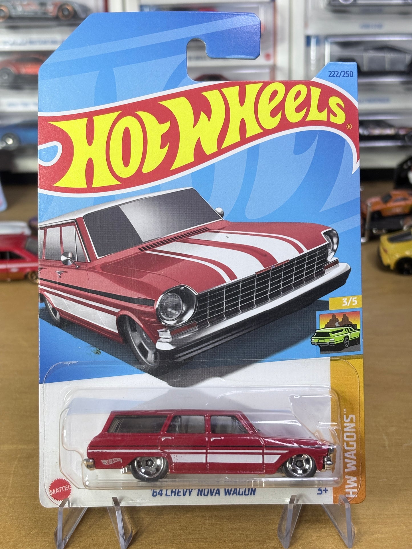 Hot Wheels '64 Chevy Nova Wagon | 2020 HW Wagons 3/5 Mainline