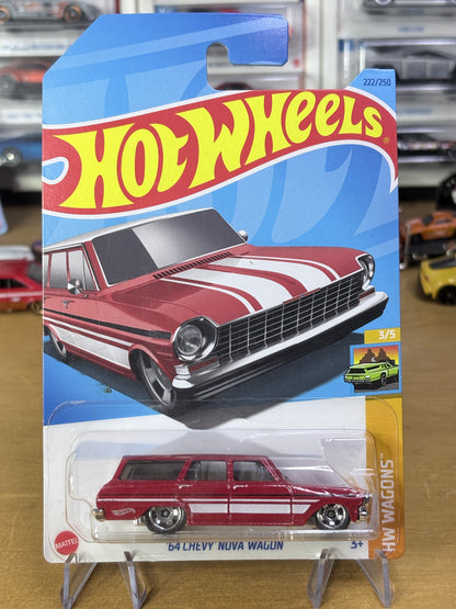 Hot Wheels '64 Chevy Nova Wagon | 2020 HW Wagons 3/5 Mainline
